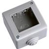 Ettroit Cassetta esterna 2 moduli custodia IP40 per pulsanti compatibile anche con Matix