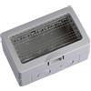 Ettroit Cassetta esterna 4 moduli custodia IP55 per pulsanti compatibile anche con Matix