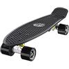Ridge Skateboards 22 Mini Cruiser Skateboard, Nero/Giallo