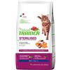 Trainer Natural Sterilised Adult Salmone E Pisello - 3kg Per Gatti Sterilizzati, Controllo Peso E Tartaro