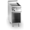 Ristosubito Fry top elettrico piastra rigata cromata MDLR Vano aperto Modello CL9040FTRESCR