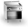 Ristosubito Fry top elettrico piastra liscia cromata MDLR Vano aperto Modello CL9080FTESCR