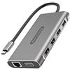 Sitecom CN-390 Adattatore PRO multiporta da USB-C USB-C to 2x USB 3.1 + 2x USB 2.0 + 2x HDMI + 1x VGA + 1x Gigabit LAN + 1x SD/Micro-SD card reader