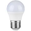 V-TAC PRO VT-246 Lampadina Chip LED Samsung SMD 4,5W E27 Mini Globo G45 bianco naturale 4000K - SKU 21175
