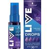 LIVE Schwarzkopf LIVE Colour Drops, Vegan, Semi-permanente, Viola Tintura per capelli, dura da 2 a 12 lavaggi Orchid Viola 30 ml