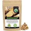 Alpi Nature Radice di Zenzero Pezzi 500g, Radice di Zenzero Essiccata e Tagliata per Cucina e Tisane