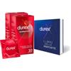 Durex Preservativi Supersottile 10x2 Profilattici Regular Fit vestibilità regolare + Libro delle risposte Durex