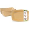 GREENBOX - Ciotole per snack in cartone premium, 200 ml, in cartone, 12,5 x 10,5 x 3,5 cm, per fast food, biodegradabili e senza plastica, in materiali riciclati, 250 pezzi