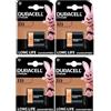 Duracell 4X Duracell 223 Batterie Lithium (4 Blister da 1 Batteria) 4 Pile (CR-P2)