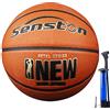 Senston Pallone da basket formato 5 con pompa in pelle PU gioco basket palla per Indoor Outdoor Training Learner Palloni da basket