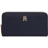 Tommy Hilfiger Donna Portafoglio Poppy Large Scomparti per Carte, Blu (Space Blue), Taglia Unica