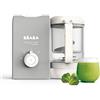 Béaba BEABA, Babycook Express, Baby Robot 4 in 1, Cuocipappa per bambini, Cottura Express 15min, Mixaggio su misura, Cottura Vapore Dolce, Scongelamento, Consistenza Omogenea, Capacità 1 250 ml, Grigio