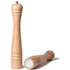 DeroTeno Macina Sale e Pepe, Macinino in ceramica dura e regolabile, Legno di gomma, Altezza 30 cm