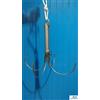 ANCORA A RAMPINO INOX ARTIGIANALE CON MARRE 10mm ANCORA DA SCOGLIO OMBRELLO BARC