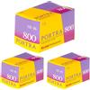 Ritz Camera Kodak 145 1855 - Pellicola negativa professionale a colori (ISO 800), 35 mm, 36 esposizioni, confezione da 3