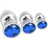 Jrxprxinps CN-3 Resistenti Giocattoli a Diamante Blu Di Diverse Dimensioni per Uomini ân&âlṤ Dónna Pl&úg An&àlé bÛ&tt pl&Ûg Am&ǎl pḼ&Ûgs Metalló ân&âl plây pl&ÛgṤ ânâlpl&Ûg Bêginnêr