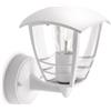 Philips CREEK LAMPADA DA PARETE DA ESTERNO, LANTERNA UP, ALLUMINIO, BIANCO