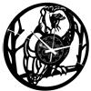 Instant Karma Clocks | Orologio da Parete Gufo | Design Artistico con Gufetto su Ramo per Arredo Naturalistico e Atmosfere Misteriose