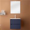 DEGHI MOBILI Mobile Bagno Sospeso 100 Cm Blu Oceano Opaco Con Specchio -  Jasmine