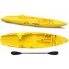 Big Mama Kayak Kayak 1 posto Skippy 2.0 Big mama kayak - canoa 305 cm con 1 posto adulto + 1 posto bambino + pagaia (PACK 1) - GIALLO