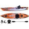 Big Mama Kayak CANOA MONOPOSTO ACQUAPRIMA FISHING LIMITED EDITION BIG MAMA KAYAK 310 CM - 3 PORTACANNE + 2 GAVONE + 1 PAGAIA + 1 SEGGIOLINO (FULL PACK) - SNAKE ARANCIONE