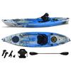 Big Mama Kayak CANOA 1 POSTO SINGOLO ACQUAPRIMA FISHING LIMITED EDITION BIG MAMA KAYAK, MONOPOSTO 310 CM + 3 PORTACANNE + 2 GAVONE + 1 PAGAIA + 1 SEGGIOLINO (FULL PACK) - SNAKE BLU