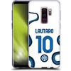Head Case Designs Licenza Ufficiale Inter Milan Lautaro Martínez 2021/22 Giocatori Away Kit Custodia Cover in Morbido Gel Compatibile con Samsung Galaxy S9+ / S9 Plus