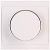 Kopp Malta 843001082 - Interruttore a pressione, dimmer combinato, per lampadine a incandescenza, 230 V, lampade alogene, taglio di fase, colore: Bianco