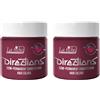 La Riche 2 x La Riche Directions Semi-Permanent Hair Color 100ml Tub (Rose Red)