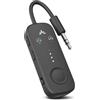 Avantree Relay - Adattatore Bluetooth 5.3 per Aereo con Qualcomm aptX Adaptive, Supporta 2 AirPods o Cuffie, 20h di Autonomia, Trasmettitore Wireless Audio 3,5 Mm AUX per Viaggio, Volo, Palestra