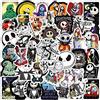 LYLSDSB The Nightmare Before Christmas Sticker 50 pezzi in vinile cartoni animati adesivi horror film per computer portatile, auto, bottiglie d'acqua, per Halloween, graffiti Decal per ragazzi e bambini
