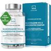 AAVALABS Glucosamina Condroitina MSM Integratore Alto Dosaggio con Boswellia Serrata e Vitamina C Naturale da Acerola - Senza Pesce e Crostacei - Integratore Difese Immunitarie, Ossa, Cartilagini - 180 Capsule