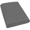 GBiancheria Telo Arredatutto Grand Foulard Copritutto Copridivano Copriletto Grigio in 2 misure Made in Italy (170x280)