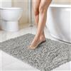 Emma Barclay 2 Pezzi. Set da Bagno in Cotone Loop Twist Silver, 100%, Argento, Mat 50x80cm / Pedestal 50x40cm
