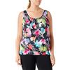 Firefly Mayla Top Tankini, Navy Scuro/Flower, 38 Donna