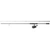 Abu Garcia MAX X Black OPS Spinning Combo, Canna e mulinello da pesca leggeri per Bass, Luccio e Trota d'acqua dolce, Durevole, Mulinello da spinning pre-pilotato per pescatori, Nero 2,44m, 10-30g
