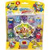 SUPERTHINGS RIVALS OF KABOOM SuperZings - Serie 4 - Blister con 10 Figure (PSZ4B016IN00), 9 Figure e 1 Figura Dorata Super Rara