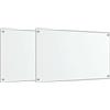 vidaXL Paraschizzi per Cucina Paraspruzzi Fornelli Resistente al Calore Pannello Splashback Parete Trasparente 70x60 cm in Vetro Temperato
