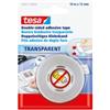 TESA Nastro biadesivo - 12 mm x 10 m - PP - trasparente - Tesa (unità vendita 1 pz.)