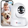 Ctronics 4MP Telecamera WiFi Interno,Bluetooth Videocamera Sorveglianza