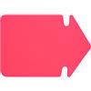 Folia 667 926 - Simbolo pubblicità - Arrow, Circa 24 cm, 20 Rosso Fluorescente,