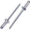 SKIR'CO (100 pz) Rivetti in alluminio controusunk 3.0 x 12 mm, mandrino in acciaio, rivetti pop
