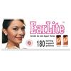 Earlite, 180 cerotti di supporto per lobo dell'orecchio e orecchini, cerotti invisibili ed impermeabili, in custodia con chiusura lampo, divisi in 3 confezioni da 60 pezzi