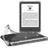 MoKo Custodia Protettiva Compatibile con 6 ALL-New Kindle (11ᵃ generazione, Modello 2022), Custodia di Guscio Posteriore Morbido Trasparente in TPU, Cover Protettiva per Tablet, Glitter Rosa Chiaro