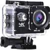 Lipa AT Q1 4K Ultra HD action camera IPS Wifi - actioncam met 21 accessoires - action camera waterdicht - 4K 30 FPS - Sony IMX sensor - 24 MP - Beeldstabilisatie - waterproof case 30M - Met SD-kaart 1 (act38)