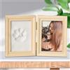 Impronta Zampa Cane, Impronta a Zampa Di Cane e Gatto, Cornice In Legno  Stampa In Gesso 3D, Per la commemorazione degli animali domestici :  : Prodotti per animali domestici