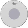 Remo peau de batterie CS Emperor blanche sablée - Black Dot sur la face inférieure - 14 - BE-0114-10