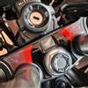 Resin Bike Adesivi Moto Compatibile con Honda Transalp XL 750 2023-2025 Protezione Moto Piastra di Sterzo da Urti e Graffi. Adesivi 3D Resinati Neutro Metallizzato