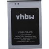 vhbw batteria compatibile con Cubot C5 smartphone cellulare (2800mAh, 3,8V, Li-Ion)
