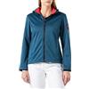 CMP - Giacca melange in softshell da donna con cappuccio removibile, Amaranto Mel.-Fucsia, 40